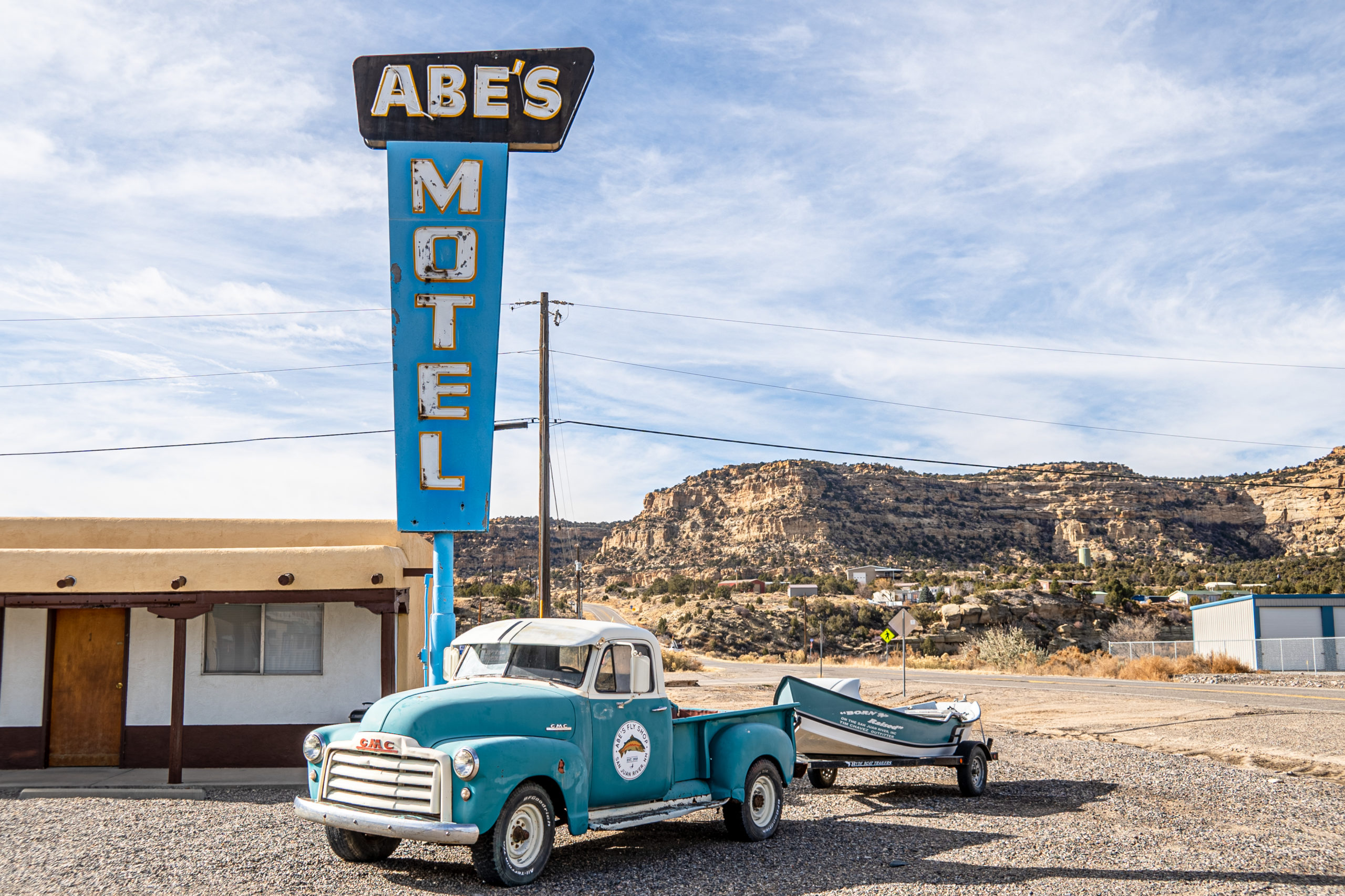 Abe's Motel and Fly Shop on the San Juan River
